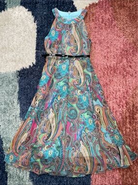 Tommy Hilfiger Paisley Midi Dress
